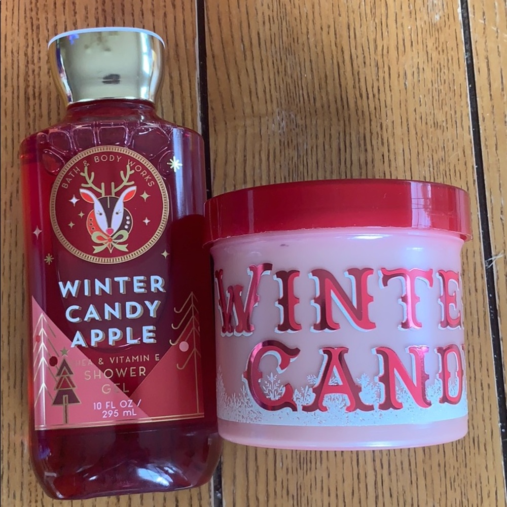 Winter Candy Apple Set from Bath and Body Works